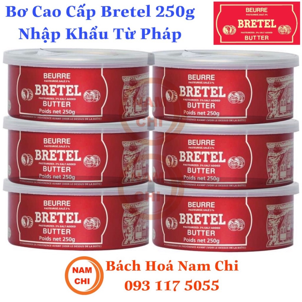 Bơ Bretel Đồng Tiền Pháp Bretel French Butter 250g