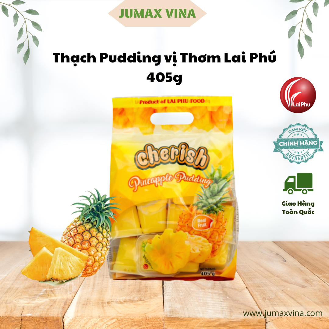 (Expiration Date 7/2026) Cherish Lai Phu Rich Fragrant Jelly Pudding 405g 405g