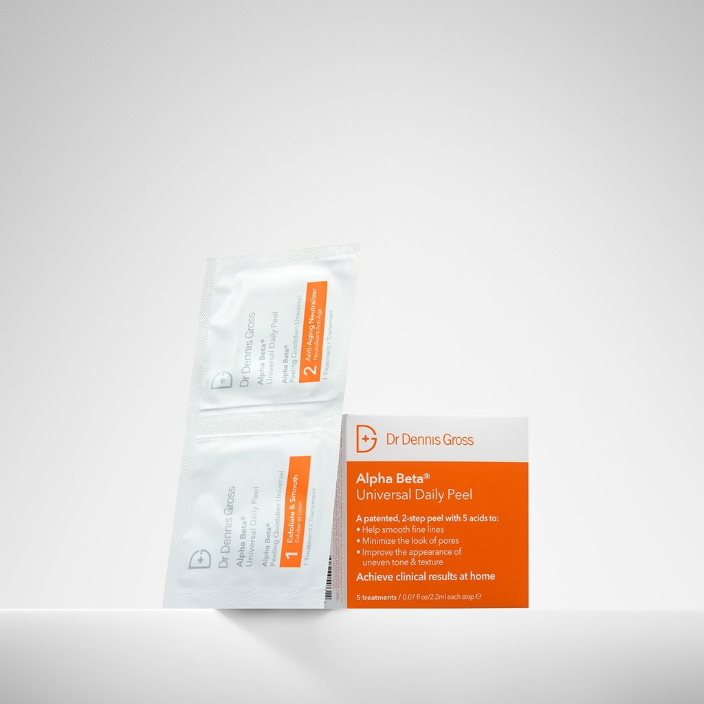 Dr. Dennis Gross ✨ Thay da sinh học Alpha Beta Universal Daily Peel - 5 Application Packettes