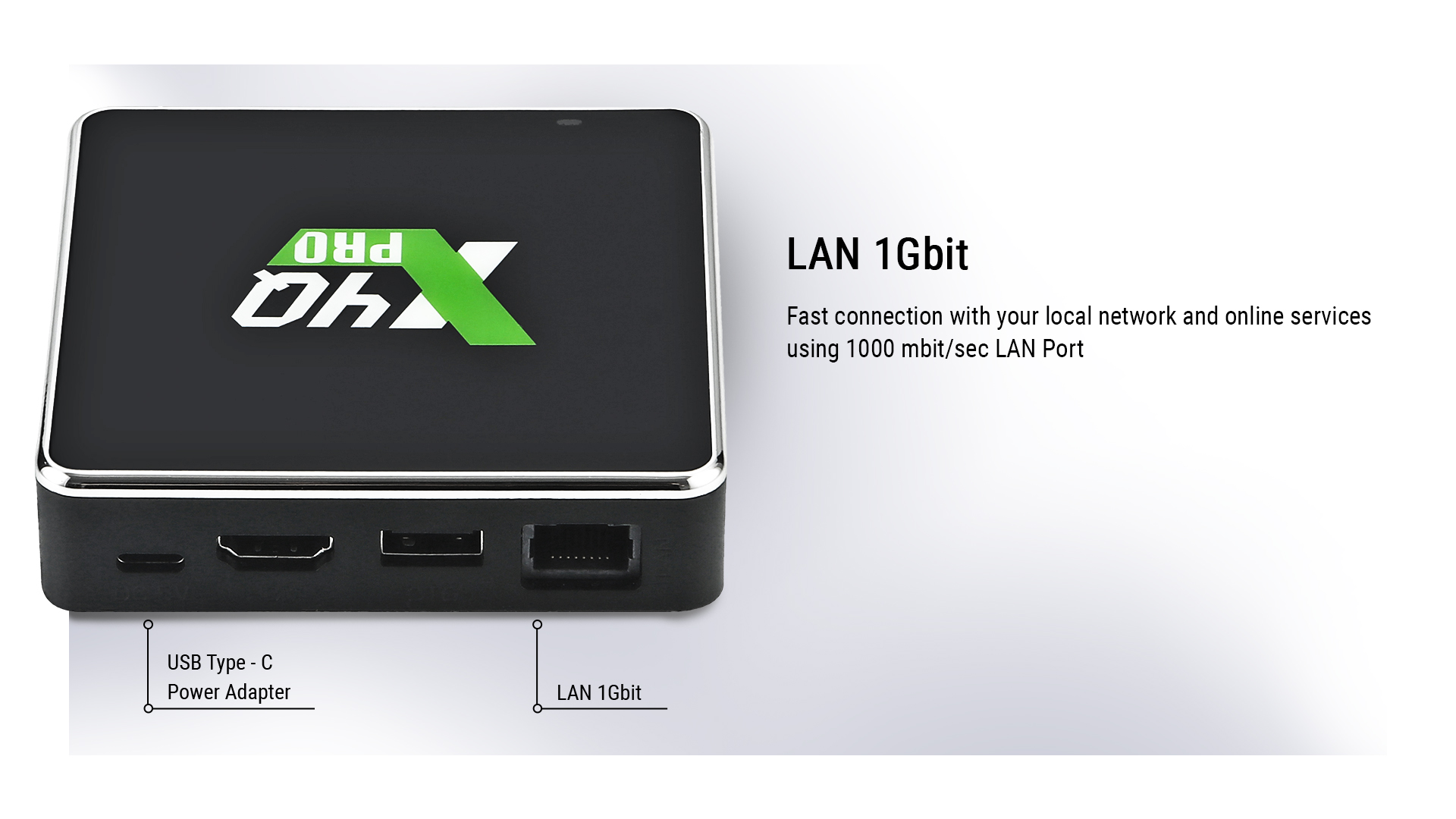 Android TV Box Ugoos X4Q Pro 4G+32G Android 11 CPU S905X4 Dolby Atmos , DTSX