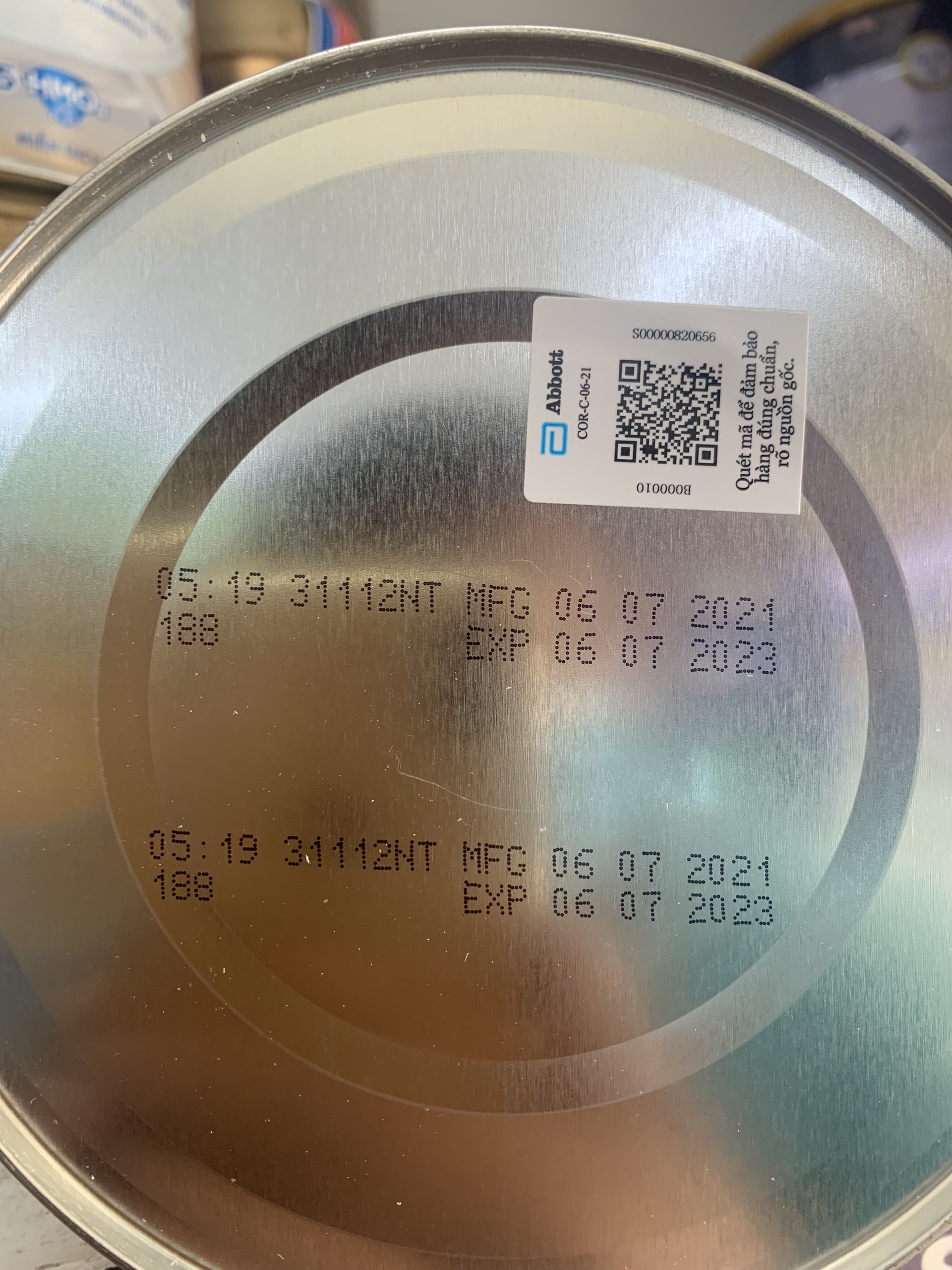 Similac 2 900g/lon Dinh Dưỡng 5G Mới date 1/2024