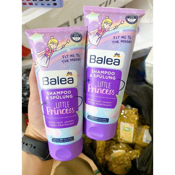 DẦU GỘI XẢ 2 IN 1 BALEA LITTLE PRINCESS CHO BÉ GÁI Dm 200ml