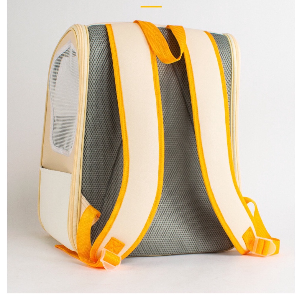 Balo Phi Hành Gia Cao Cấp Cationic 32x28x37cm Vải Oxford - [Nông Trại Thú Cưng]