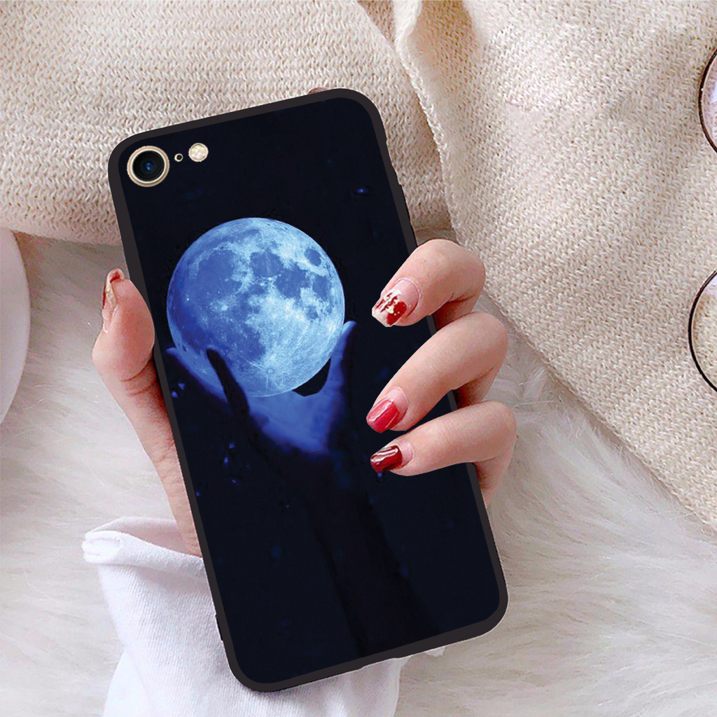 Ốp lưng icase dành cho iphone 7 viền dẻo tpu bst vầng trăng lung linh