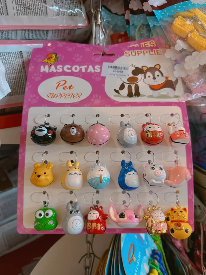chuông thú cute size lớn (3-4cm) dành cho chó mèo - T3 PETS SHOP