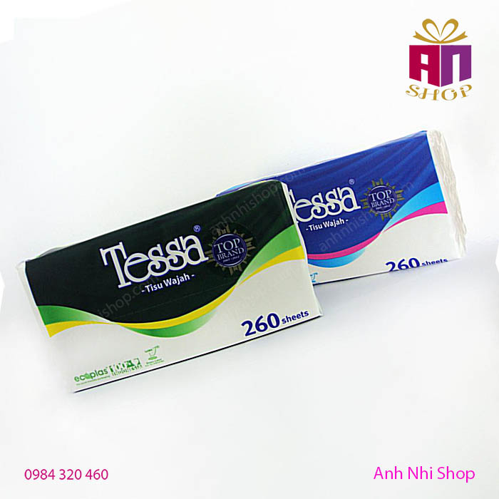 [Combo 4] Khăn giấy TESSA bịch 260 tờ (TP02) -Indonesia
