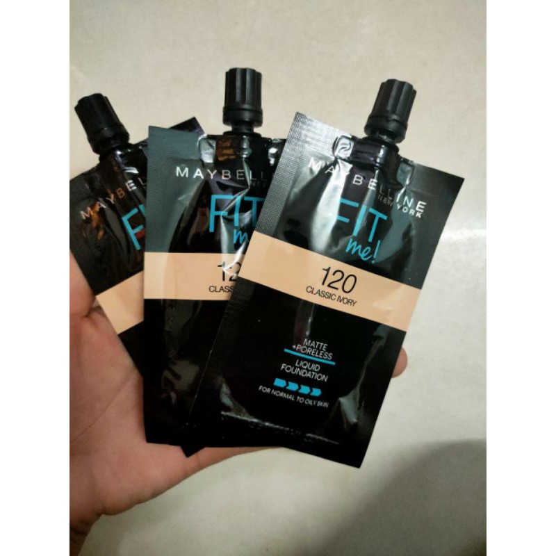 (5ml) Sample Kem Nền Mịn Lì Maybelline Fit Me Matte + Poreless