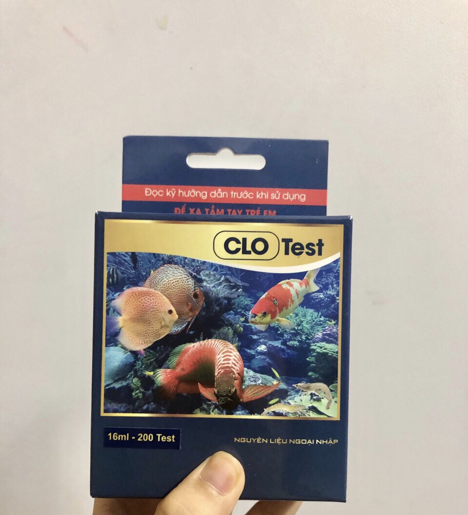 Hộp test đo nồng độ clo trong nước