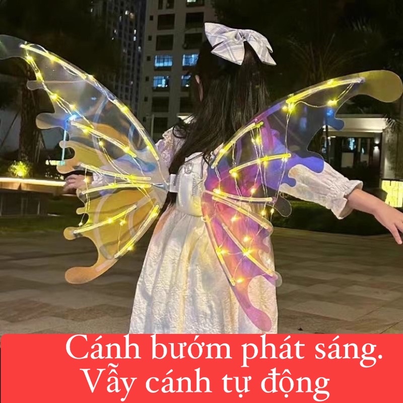 Cánh Bướm Điện Tử, Cánh Thiên Thần, Cánh Rồng Khủng long, Cánh thiên thần bóng tối Phát Nhạc Và Có Đèn Cho Bé