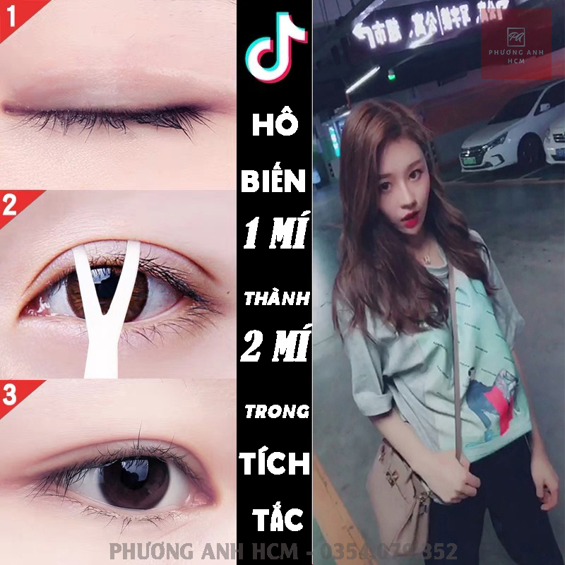 [HCM]Cuộn 600 Miếng Dán Kích Mí Dạng Lưới