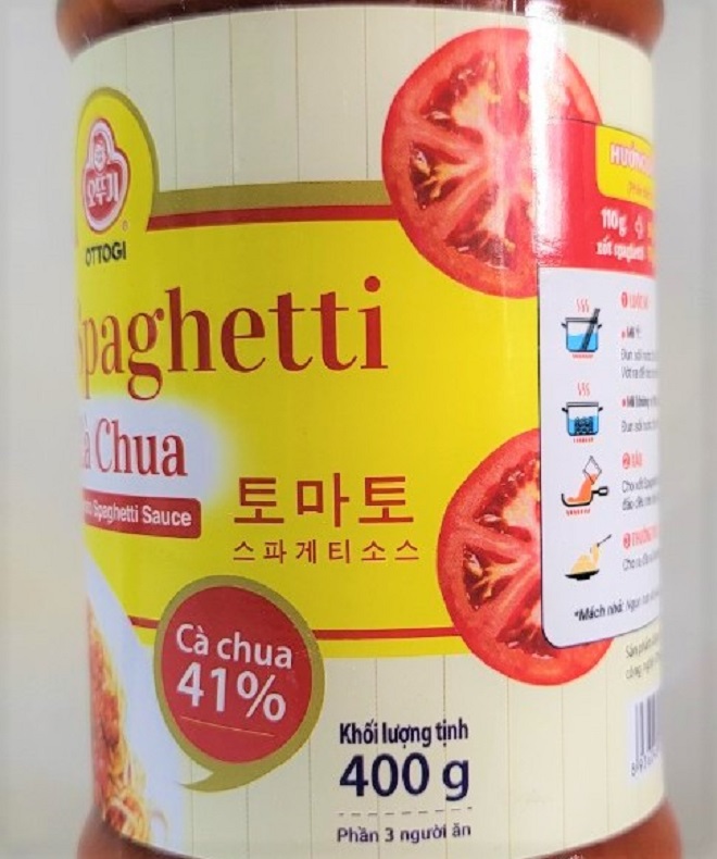 [Lọ 400g] XỐT MÌ Ý CÀ CHUA [VN] OTTOGI Tomato Spaghetti Sauce