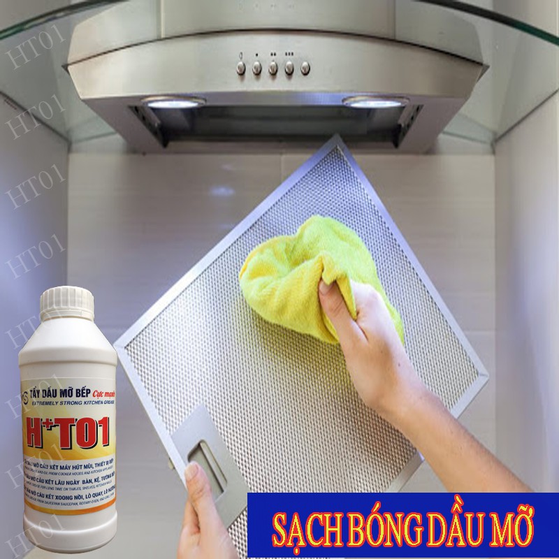 Tẩy dầu mỡ bếp h+t01 - lọ 500ml