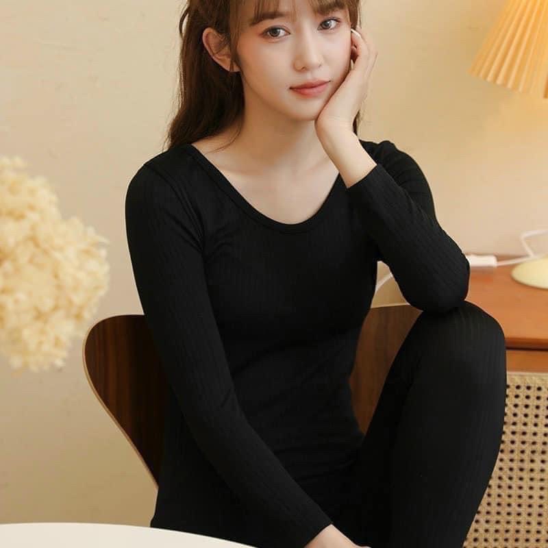 Bộ giữ nhiệt nữ co dãn 4 chiều