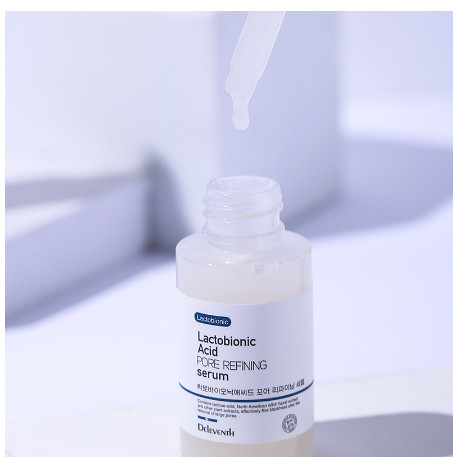 DELEVENTH Axit lactobionic Tinh Chất Pore Refining Tinh Chất Dưỡng Da Mặt Thu nhỏ lỗ chân lông Chống lão hóa