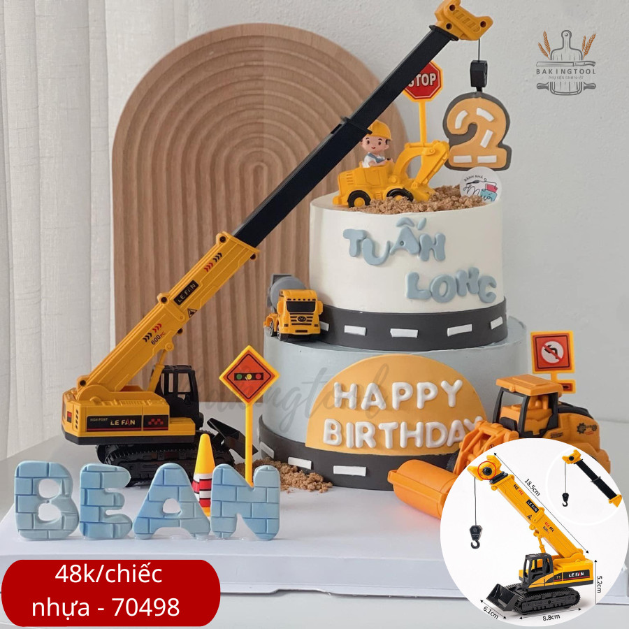 đồ chơi trang trí bánh Xe CẨU SIÊU CẤP