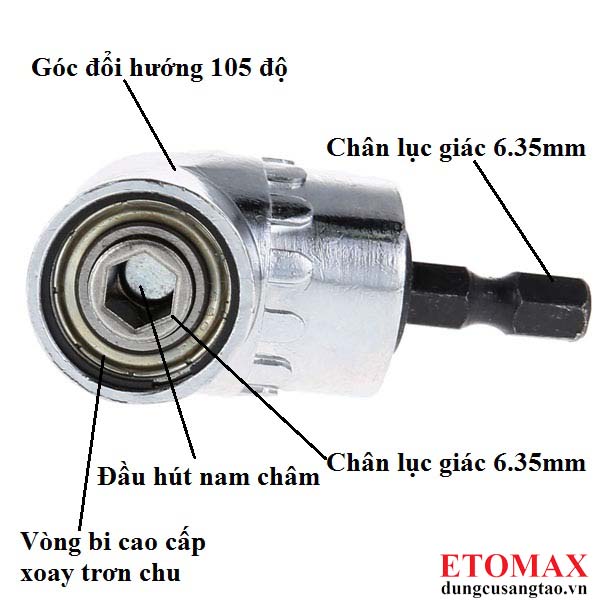 Đầu chuyển hướng tô vít V1