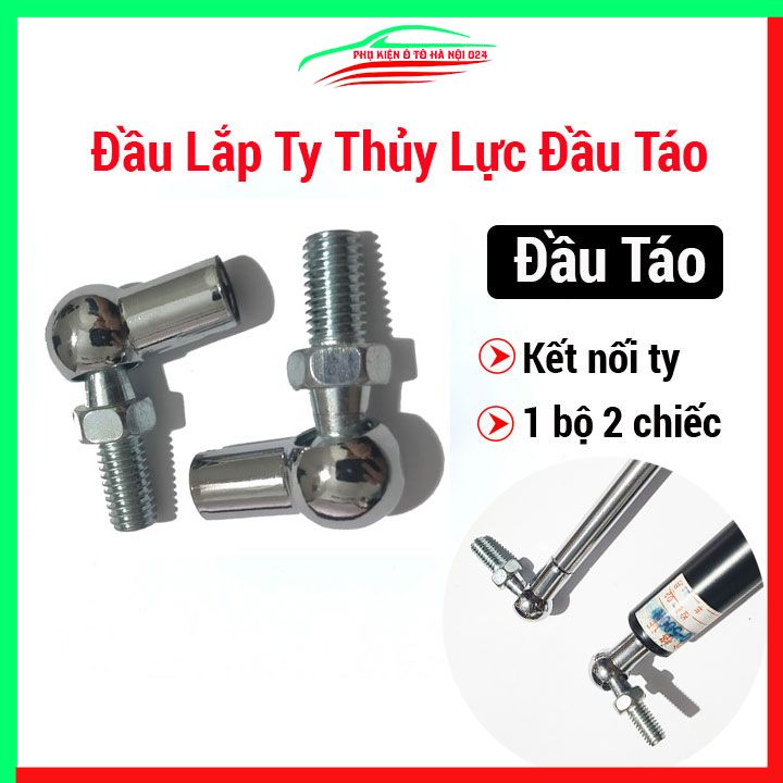 Bộ 2 đầu táo rời lắp ty thủy lực chống cốp sau ô tô