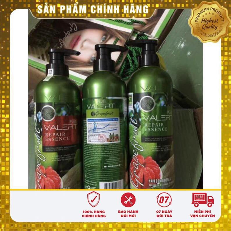 Combo Gội Xả Valert Tinh Dầu Bưởi 850ml