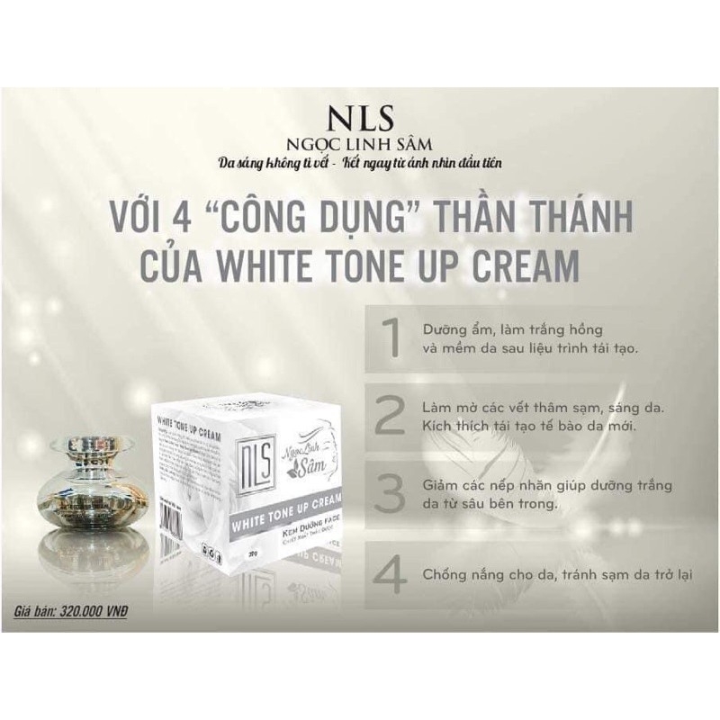 Kem Dưỡng Da Ngọc Linh Sâm 20g