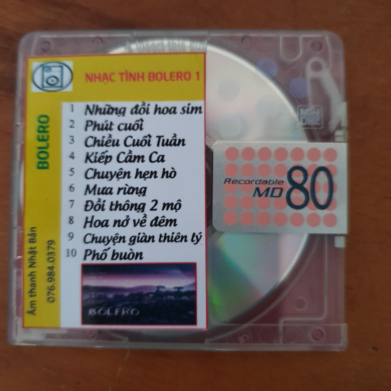[MDCD] Bộ 6 Đĩa MD Bolero tuyển chọn
