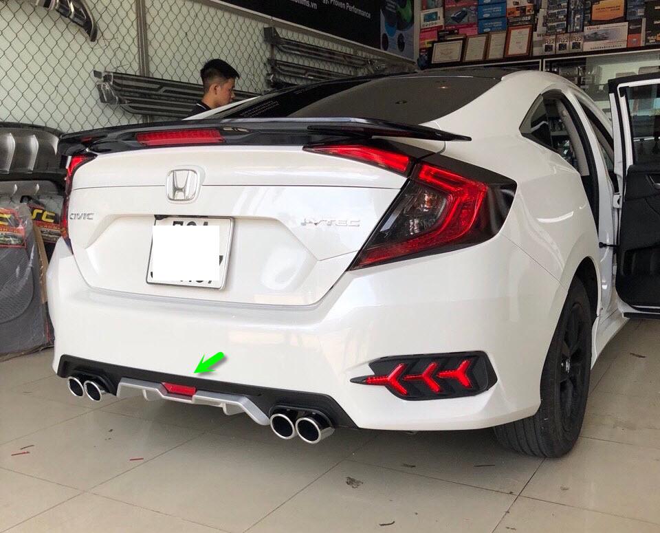 [Hỗ trợ lắp đặt tại Hà Nội] Líp chia pô thể thao Honda Civic 2017-2021