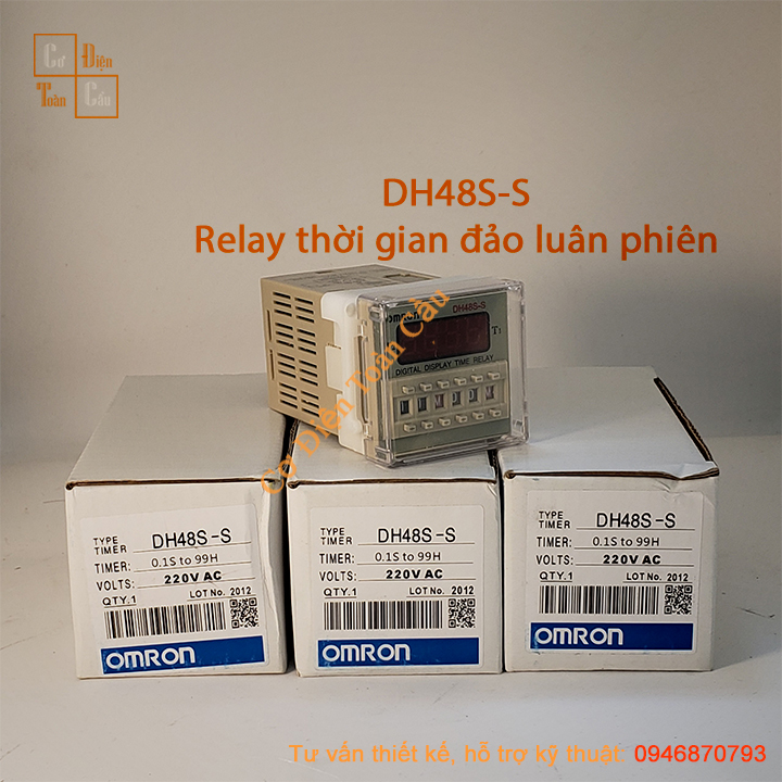Rơ le thời gian ( Timer ) OMRON DH48S-S DH48S-1Z DH48S-2z