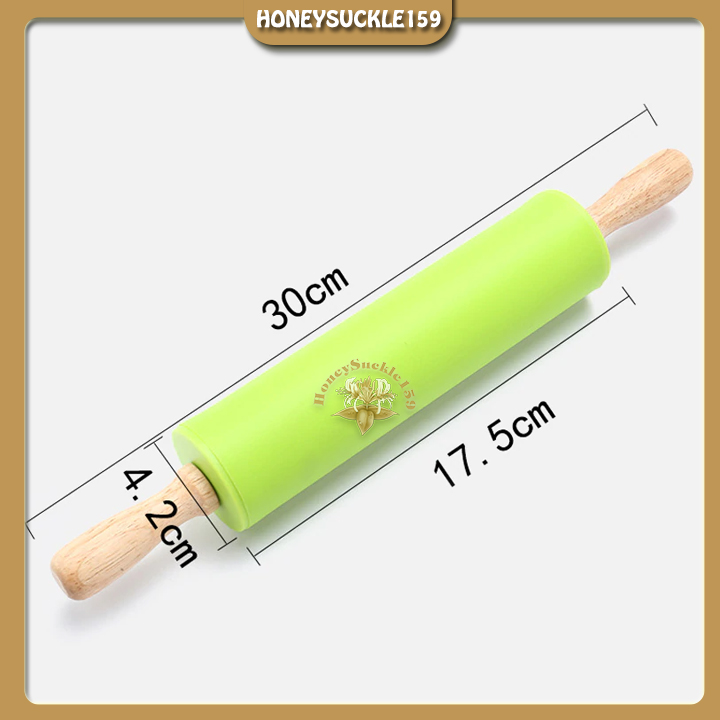 Cán Lăn Bột Silicon / Rolling Pin Silicon 30cm