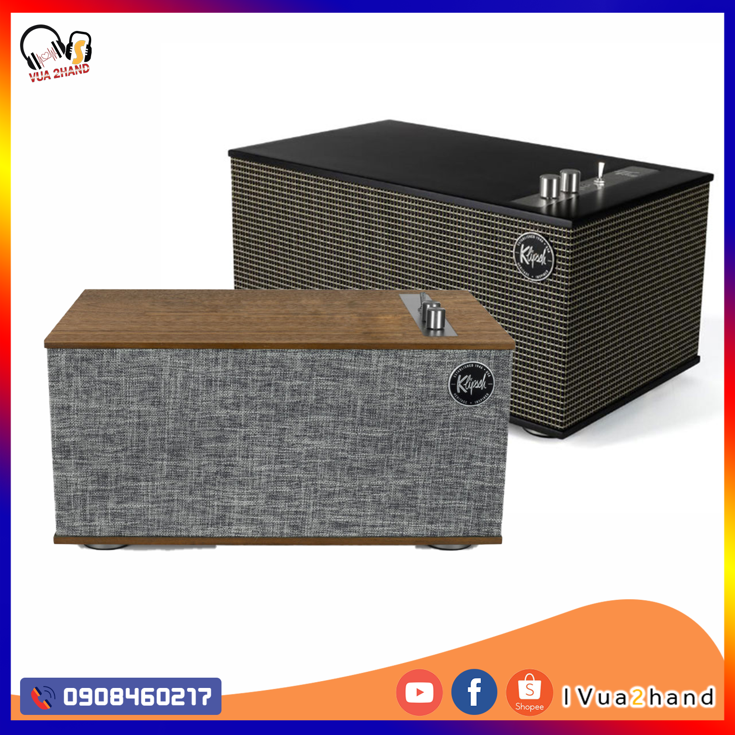 [HCM][Trả góp 0%]Loa Bluetooth Klipsch The Three II Đời 2