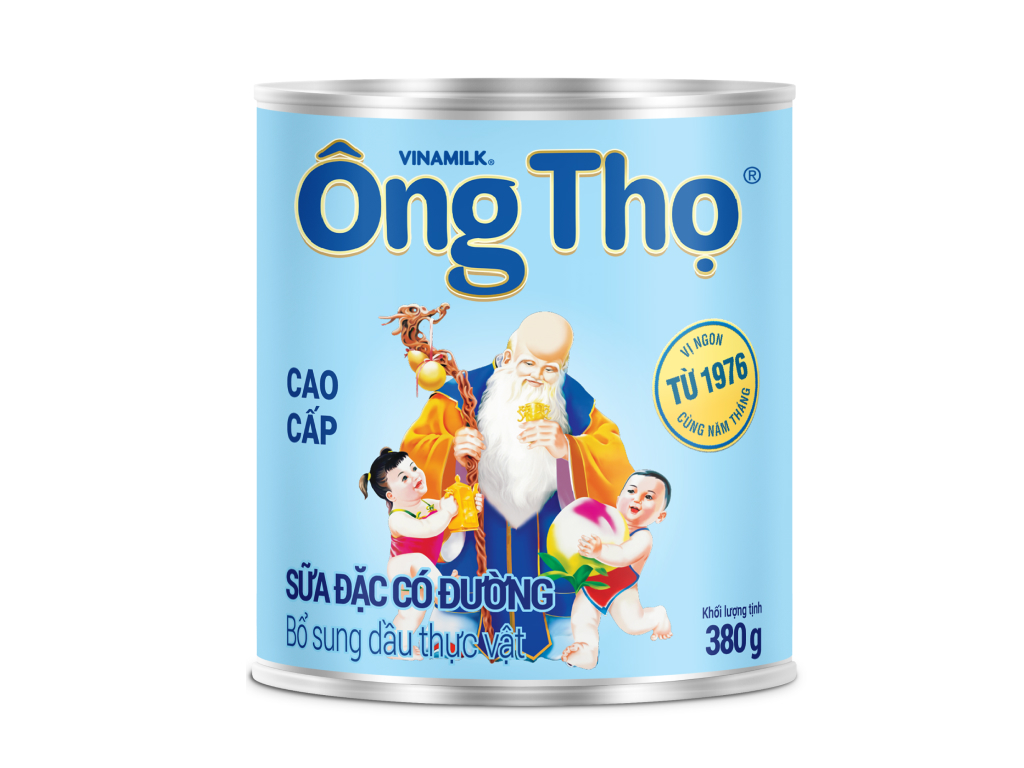 Sữa đặc có đường Ông Thọ hộp thiếc 380gr