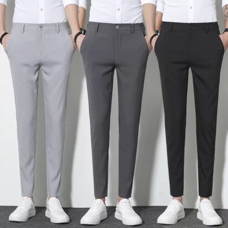 Combo 3 quần âu nam loại đẹp quần tây nam co dãn không nhăn không xù thiết kế chi tiết ,tỉ mỉ