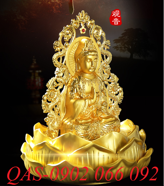 Tượng phật bà quan âm nước hoa ô tô tượng mật tông đồ thờ cúng