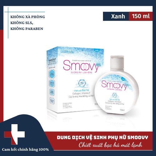 [HCM]DUNG DỊCH VỆ SINH PHỤ NỮ SMOOVY - SMOOVY COOL 150ML