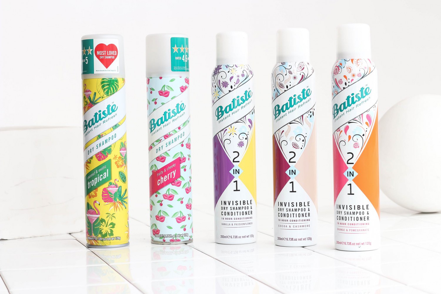 Dầu gội khô Batiste Dry Shampoo 120gr
