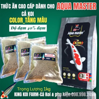 Thức ăn cá Koi Aqua master COLOR_thức ăn cao cấp tăng Màu dành cho cá Koi thumbnail