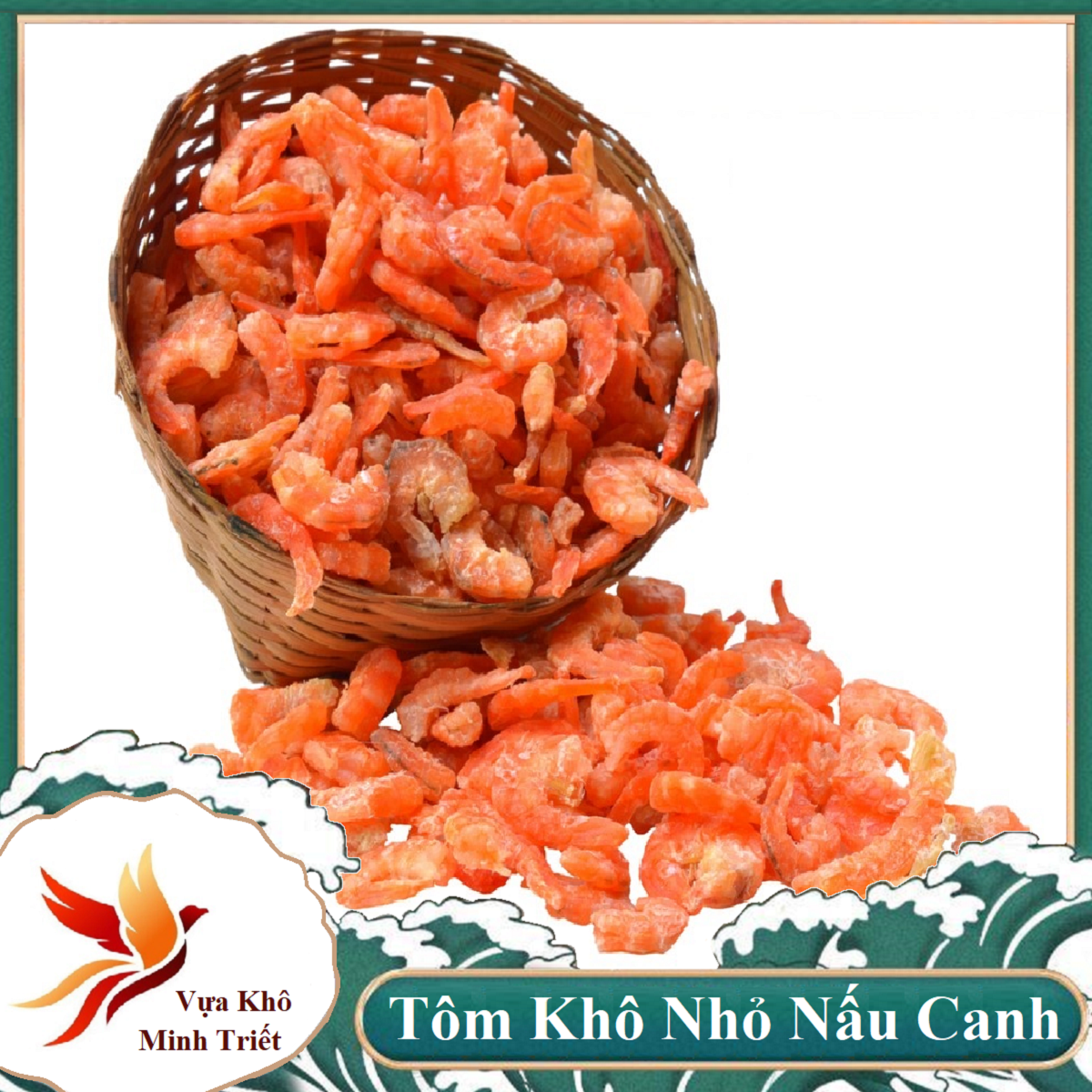 500g TÔM KHÔ LOẠI NHỎ NGON - đồ khô - thực phẩm đuôi tôm