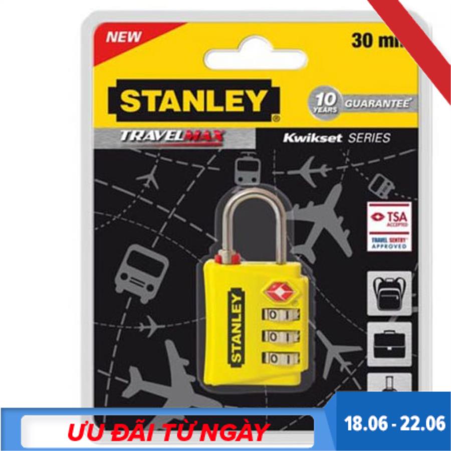 Ổ khóa số Stanley S742-056 30mm 3 Digit Zinc Security Indicator.