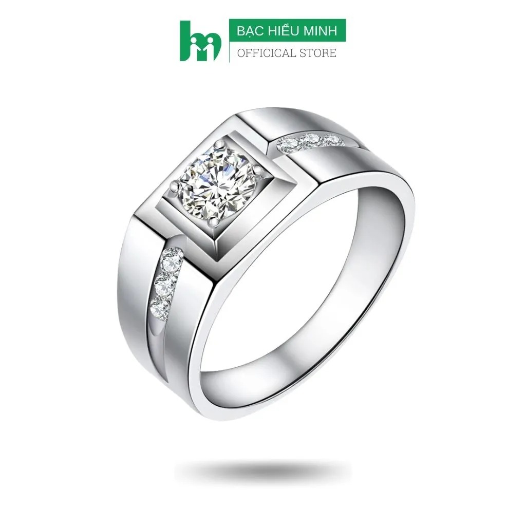 Nhẫn nam bạc hiểu minh na021