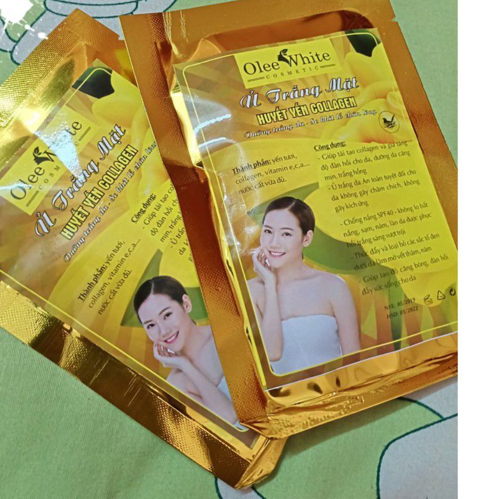 Ủ trắng Mặt Huyết Yến Collagen OLEE WHITE