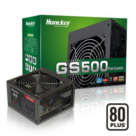 Nguồn Huntkey GS500 – 500W chuẩn 80 Plus