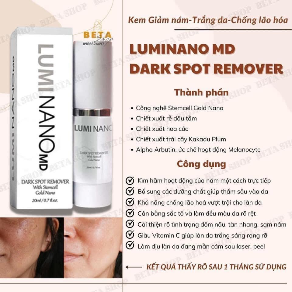 Kem giảm nám LumiNano MD Dark Spot Remover