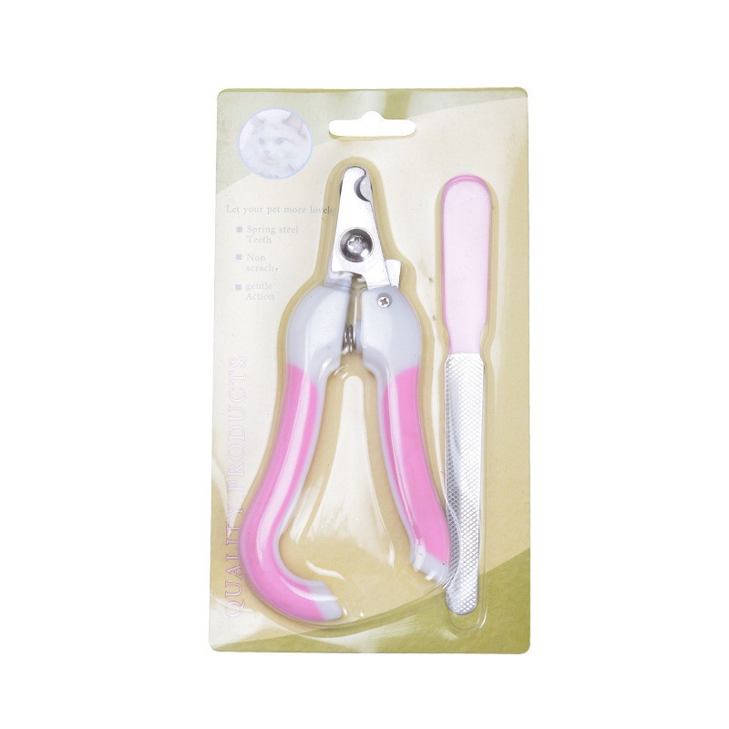 Kìm cắt móng chó mèo tặng kèm dũa, kéo cắt móng thú cưng 16.8x6.5cm