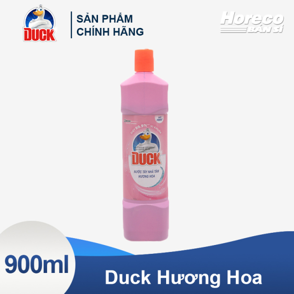 [HCM-Giá Sỉ] Tẩy Nhà Tắm Duck Hương Hoa Màu Hồng 900ml