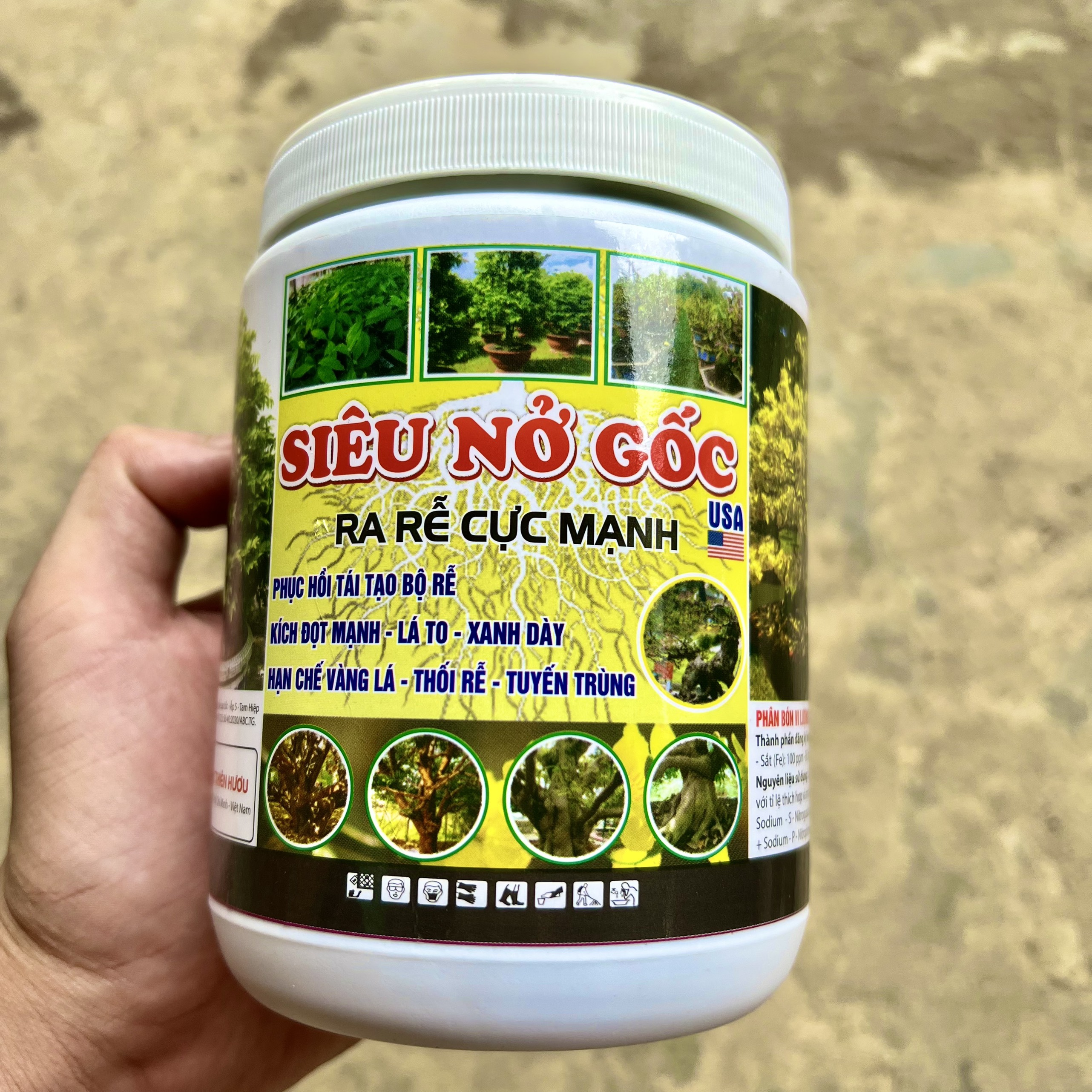 [Phân bón siêu nở gốc usa] mập thân mập đọt kích rễ cực mạnh xanh cây dày lá