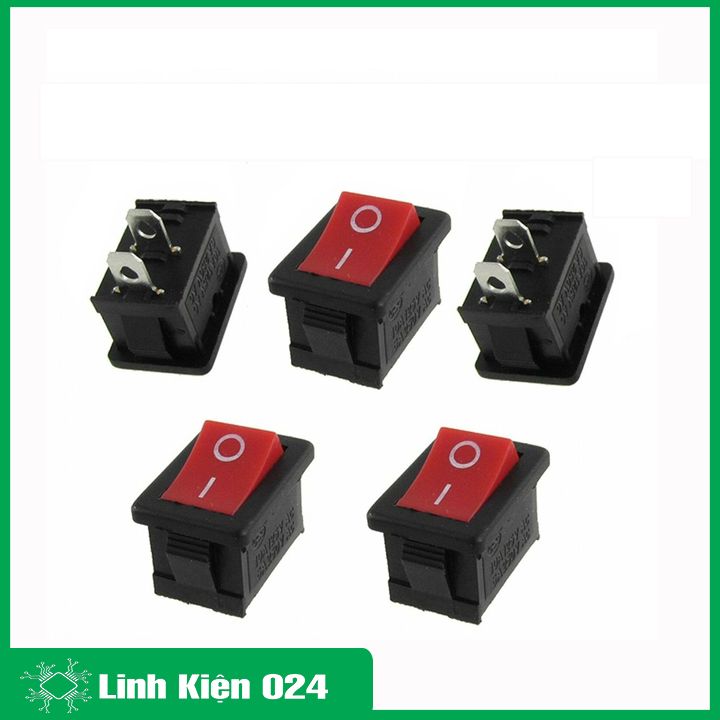 Công tắc bập bênh KCD1-101 2 chân 250V 6A 2P