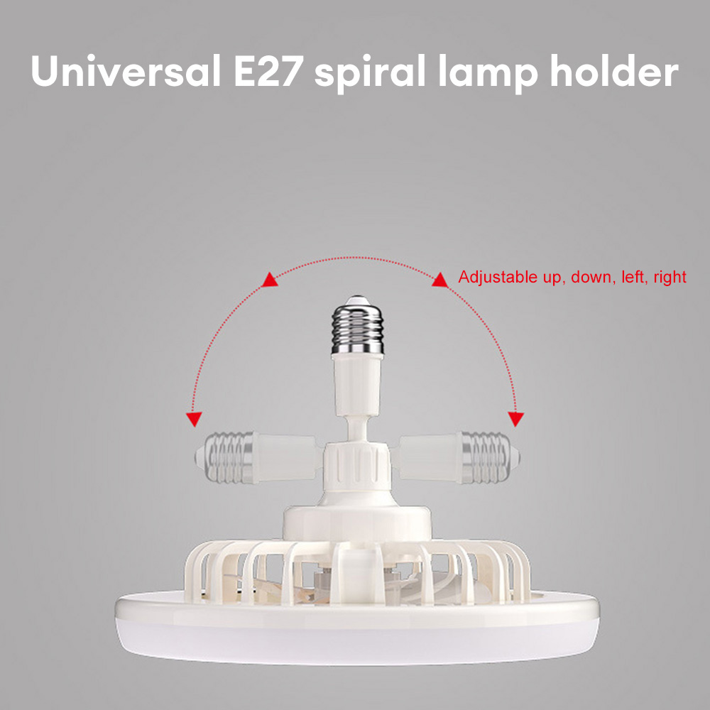 Simple Modern screw 30W E27 ceiling fan slim modern LED light fan with light remote control fan-colorful