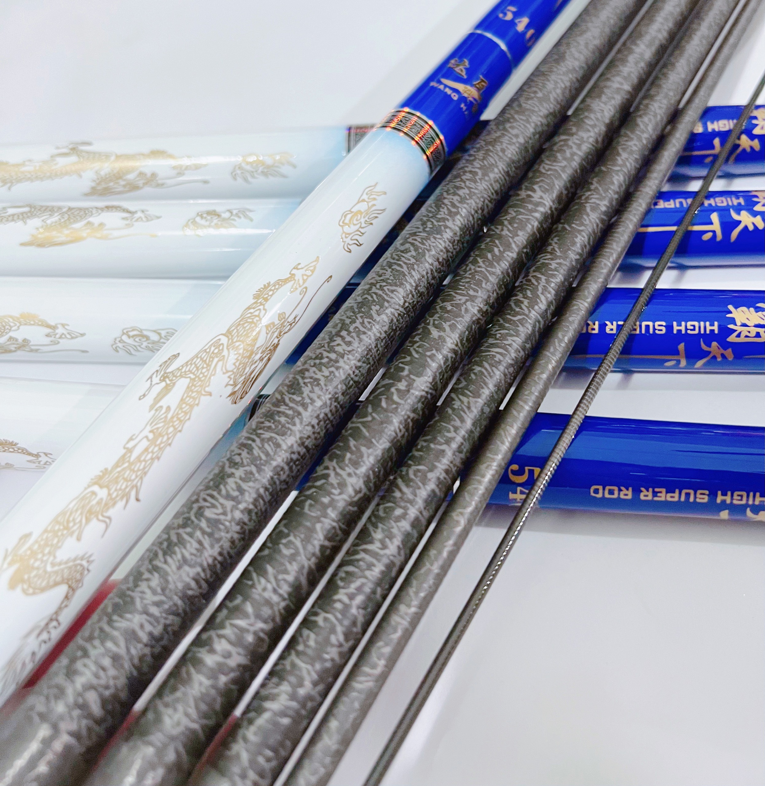 Cần Câu Tay NGỌC LONG 5H  carbon vân đá (Tặng kèm Ngọn)