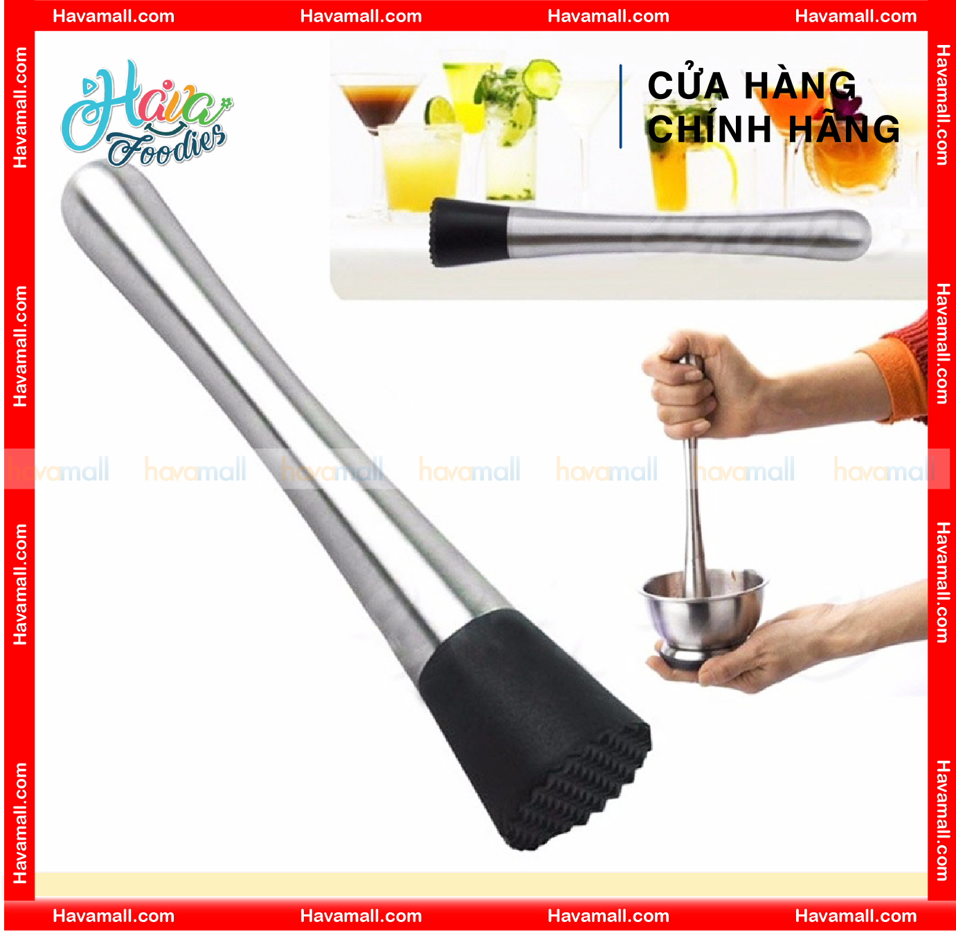 [HOÀN TIỀN MAX 10%] Chày Dầm Pha Chế Cocktail– Bar muddle