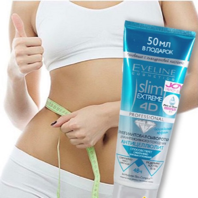 [HCM]Kem tan mỡ giảm rạn slim 4D Eveline