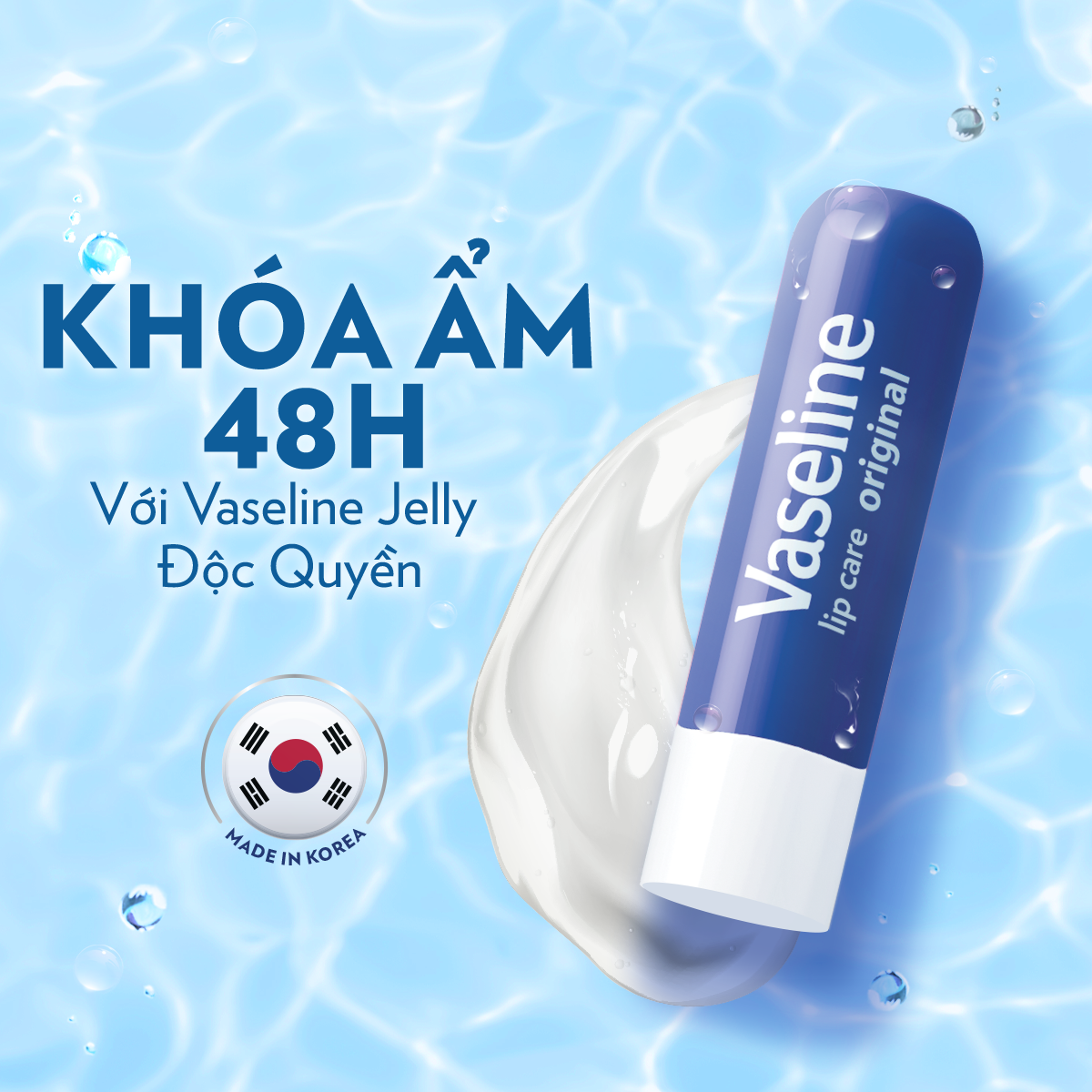 Son dưỡng môi Vaseline Lip Care Mềm Mịn dạng thỏi 4.8g