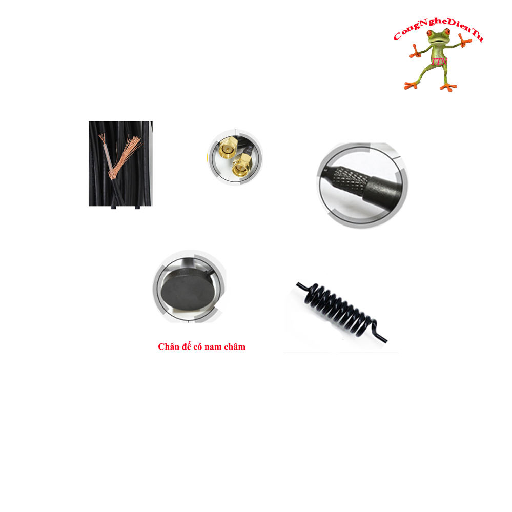 Anten thu phát Wifi 7dBi SMA  - 433mhz  (dạng ĐỰC)